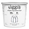 image:imageSiggis Icelandic Strained Whole Milk Yogurt Plain 24 OZ  Thick ProteinRich Yogurt SnackPlain