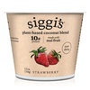image:imagesiggis PlantBased Coconut Blend Strawberry 53 oz Cup  Single Serving Dairy Free Snack More Protein Than Sugar