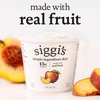 image:imagesiggis Icelandic Strained Nonfat Yogurt Peach 53 oz Single Serve Cup  Thick ProteinRich Yogurt Snack
