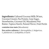 image:imagesiggis PlantBased Coconut Blend Strawberry 53 oz Cup  Single Serving Dairy Free Snack More Protein Than Sugar