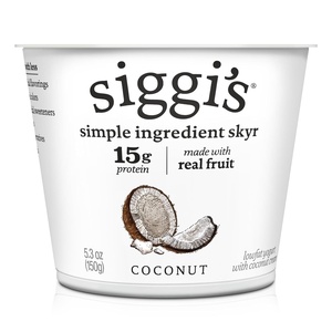 image:imagesiggis 2 Icelandic Strained Lowfat Yogurt Black Cherry 53 oz Single Serve CupCoconut