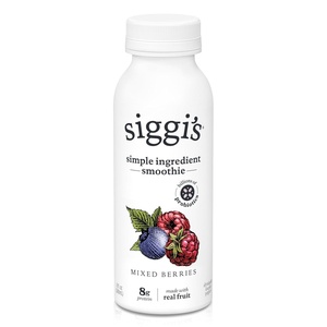 image:imagesiggis Probiotic Drinkable Whole Milk Yogurt Vanilla 8 oz  Single Serving Only 5 IngredientsMixed Berry
