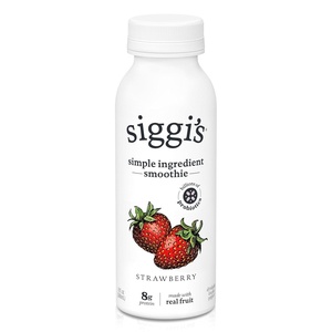 image:imagesiggis Probiotic Drinkable Whole Milk Yogurt Vanilla 8 oz  Single Serving Only 5 IngredientsStrawberry