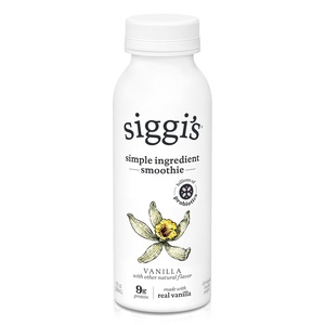 image:imagesiggis Probiotic Drinkable Whole Milk Yogurt Vanilla 8 oz  Single Serving Only 5 IngredientsVanilla