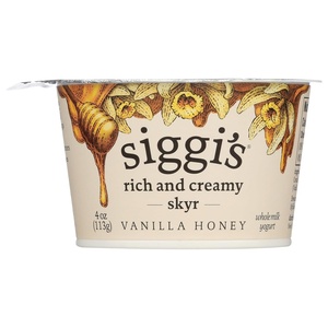 image:imagesiggis Triple Cream Icelandic Strained Yogurt Vanilla 4oz Single Serve Cup