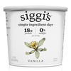 image:imagesiggis Icelandic Strained Nonfat Yogurt Vanilla 24 oz  Thick ProteinRich Yogurt Snack